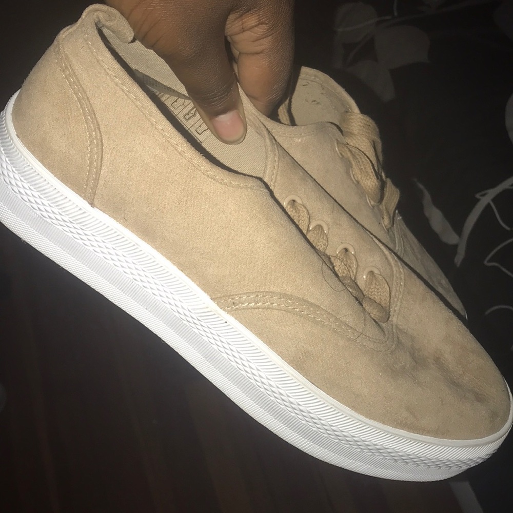 Tan shoes